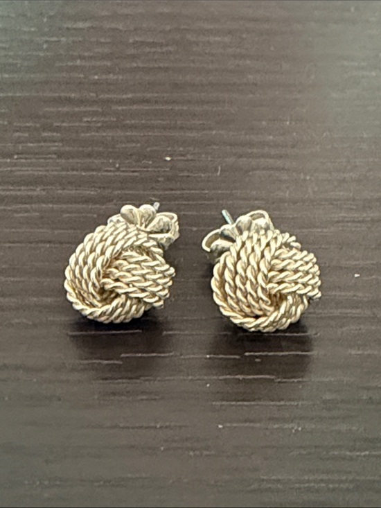 Tiffany & Co. Jewelry - Retired Tiffany & Co. Love Knot Sterling Silver Earrings